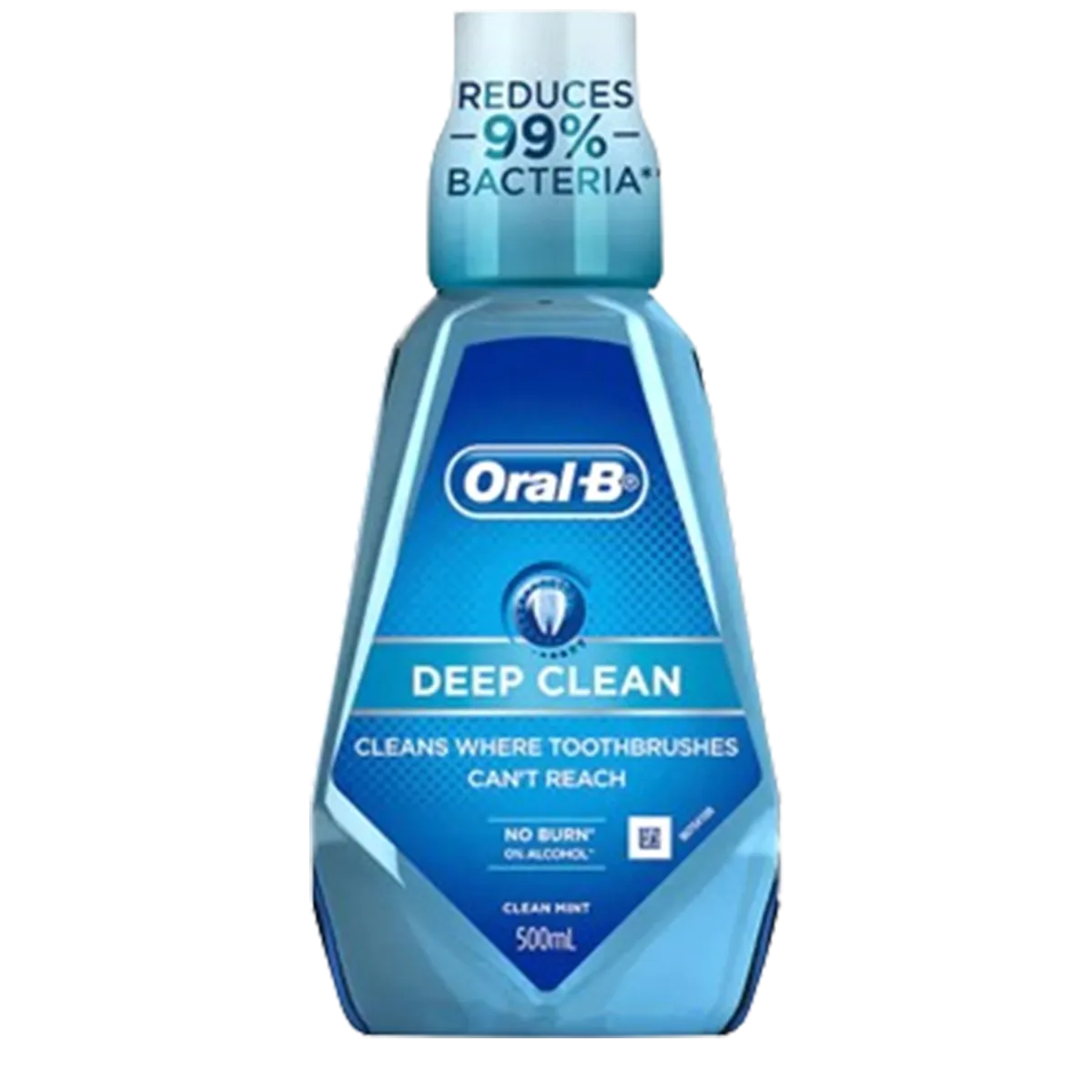 Oral-B Alcohol Deep Clean Mouth Wash Clean Mint 500ml
