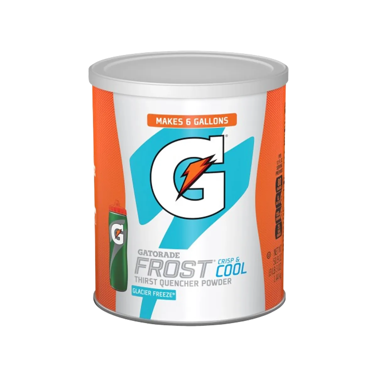 Gatorade Frost Glacier Freeze Thirst Quencher Sports Drink Mix Powder, 51 oz Canister