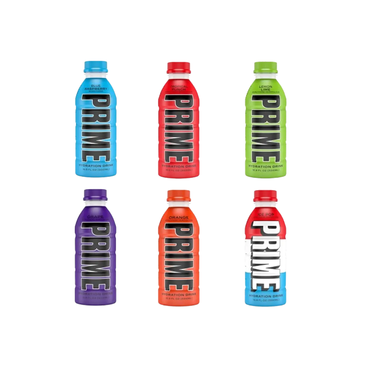 Prime Hydration Drink by Logan Paul & KSI ALL FLAVOURS CAN USA IMPORT