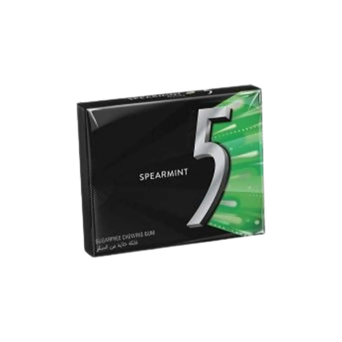 5 Gum Spearmint Rain Sugar Free Chewing Gum Bulk, 15 Stick Box (Pack of 10)