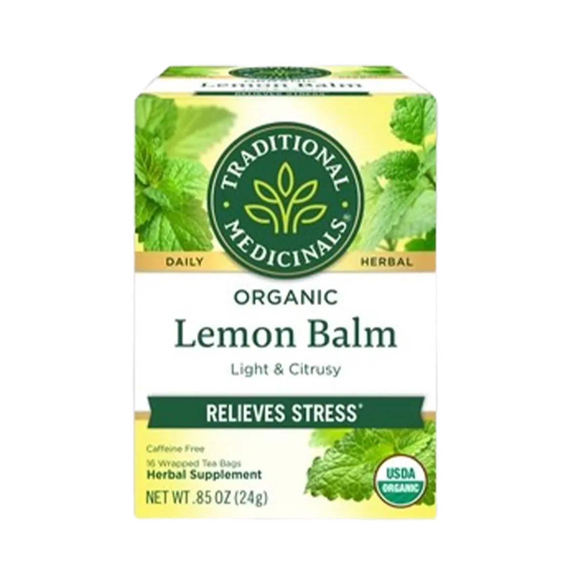 Traditional Medicinals Organic Lemon Balm Tea 16 count