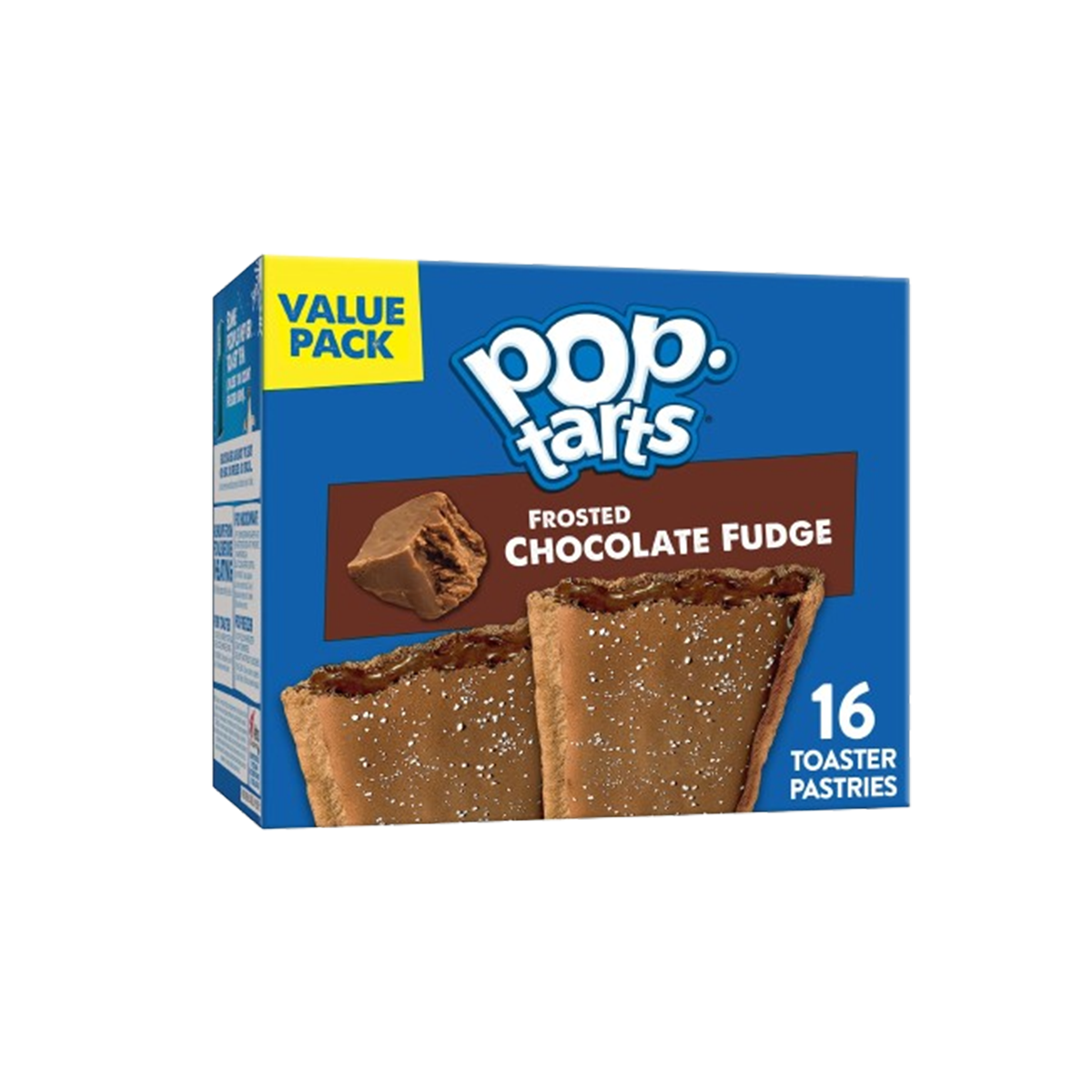 Pop-Tarts Frosted Chocolate Fudge Toaster Pastries, Shelf-Stable, Ready-to-Eat, Instant, 16 Count Box