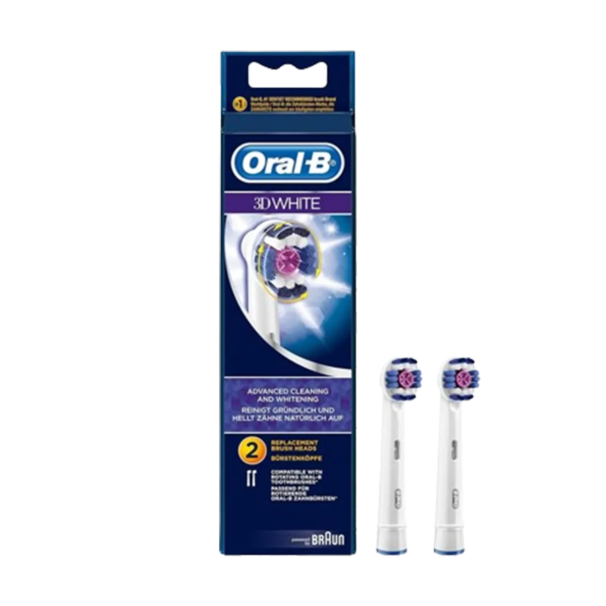 Braun Oral B 3D White Toothbrush Refill Head (EB 18-2)