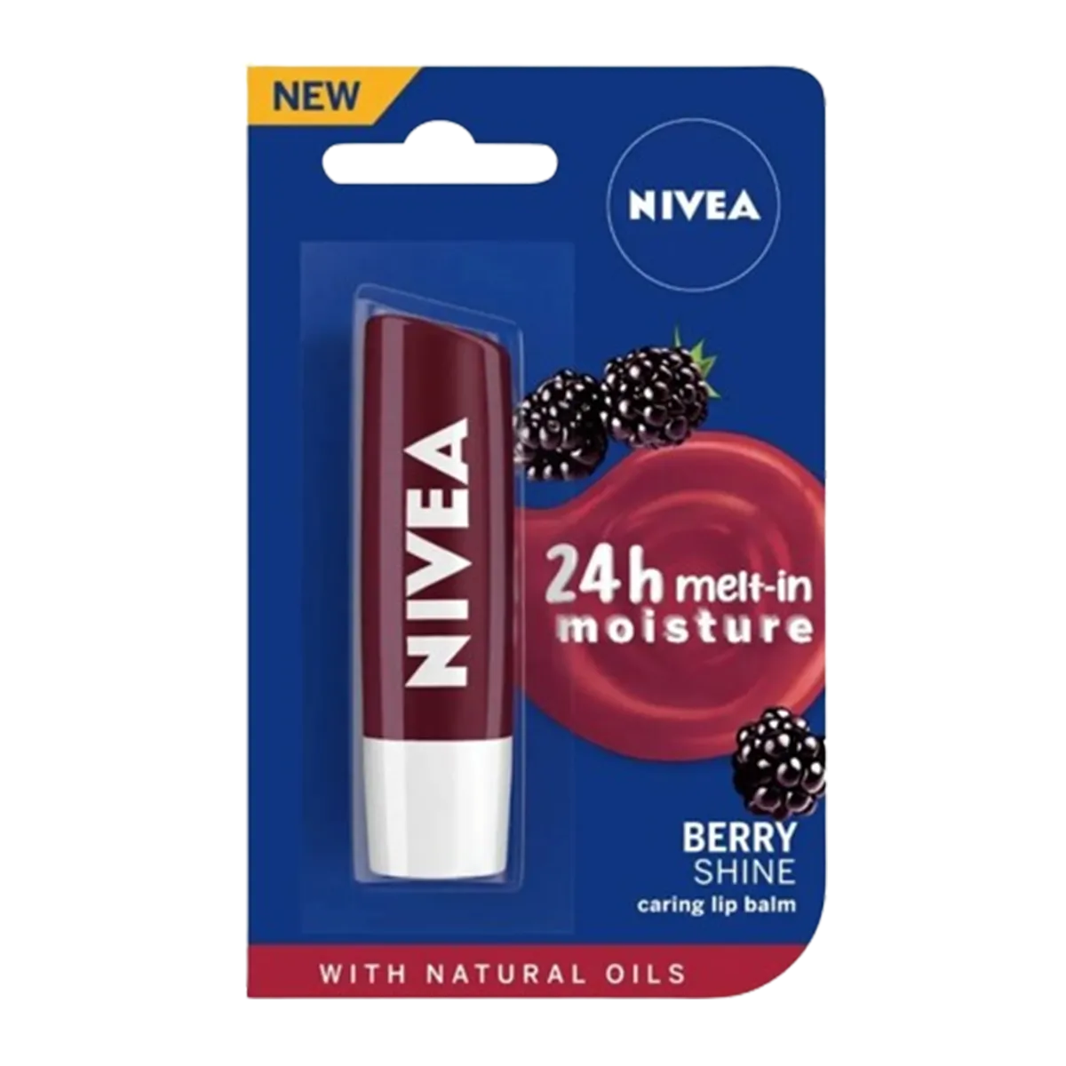 NIVEA LIP BALM BLACKBERRY 5.5ML