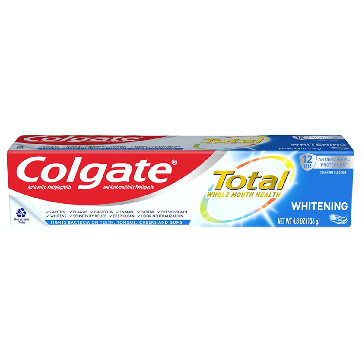 Colgate Total Whitening Toothpaste 144g