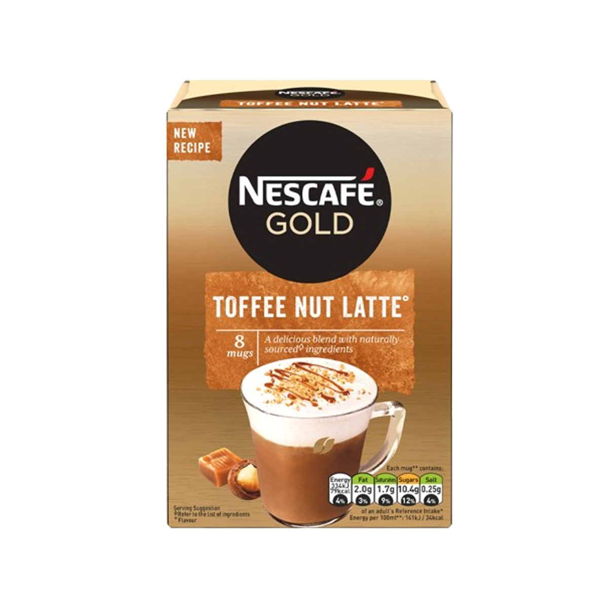 Nescafe Gold toffee Nut Latte 149g