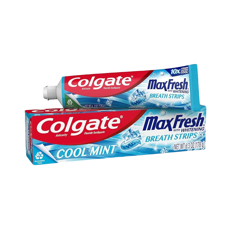 Colgate Max Fresh Toothpaste With Mini Breath Strips 178g